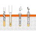 Анкер-болт с гайкой двухраспорный 10х40 мм, оцинкованная сталь, для бетона, 10 шт KO-A